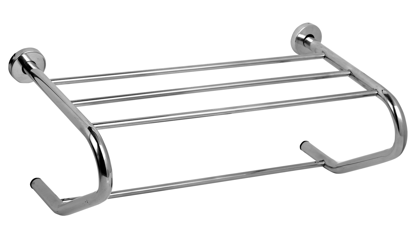 Rack Seviette Mural Pour SDB Double Etagère