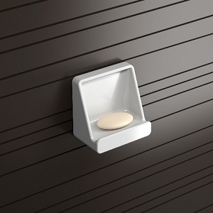 Porte savon porcelaine  turkuaz