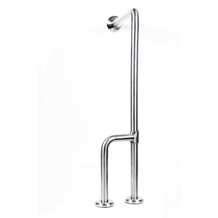 Barre d appuie sur sol 75cm pour PMR inox