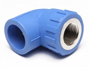 Coude Femelle PPR 25x1/2 Bleu