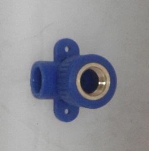 Coude applique 20x1/2 PPR Bleu