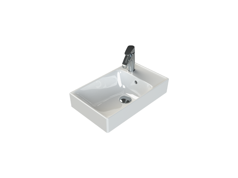 Plan vasque SHARP pour meuble 50*25cm